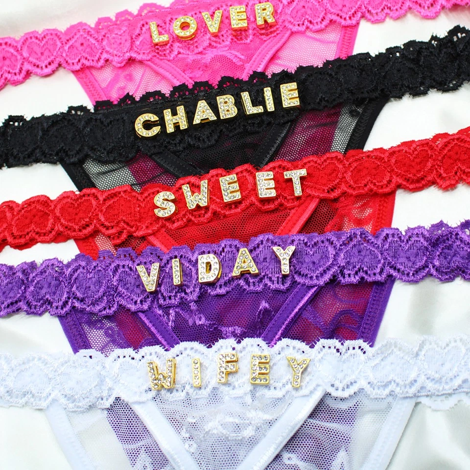 Namens Tanga Baumwolle Herz Motiv - Individuelle Geschenkverpackung Baumwolle - Bild 3 von 4