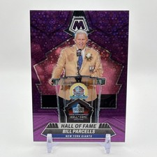 2024 Panini Mosaic Bill Parcells No Huddle Purple Prizm #/50 Giants #292