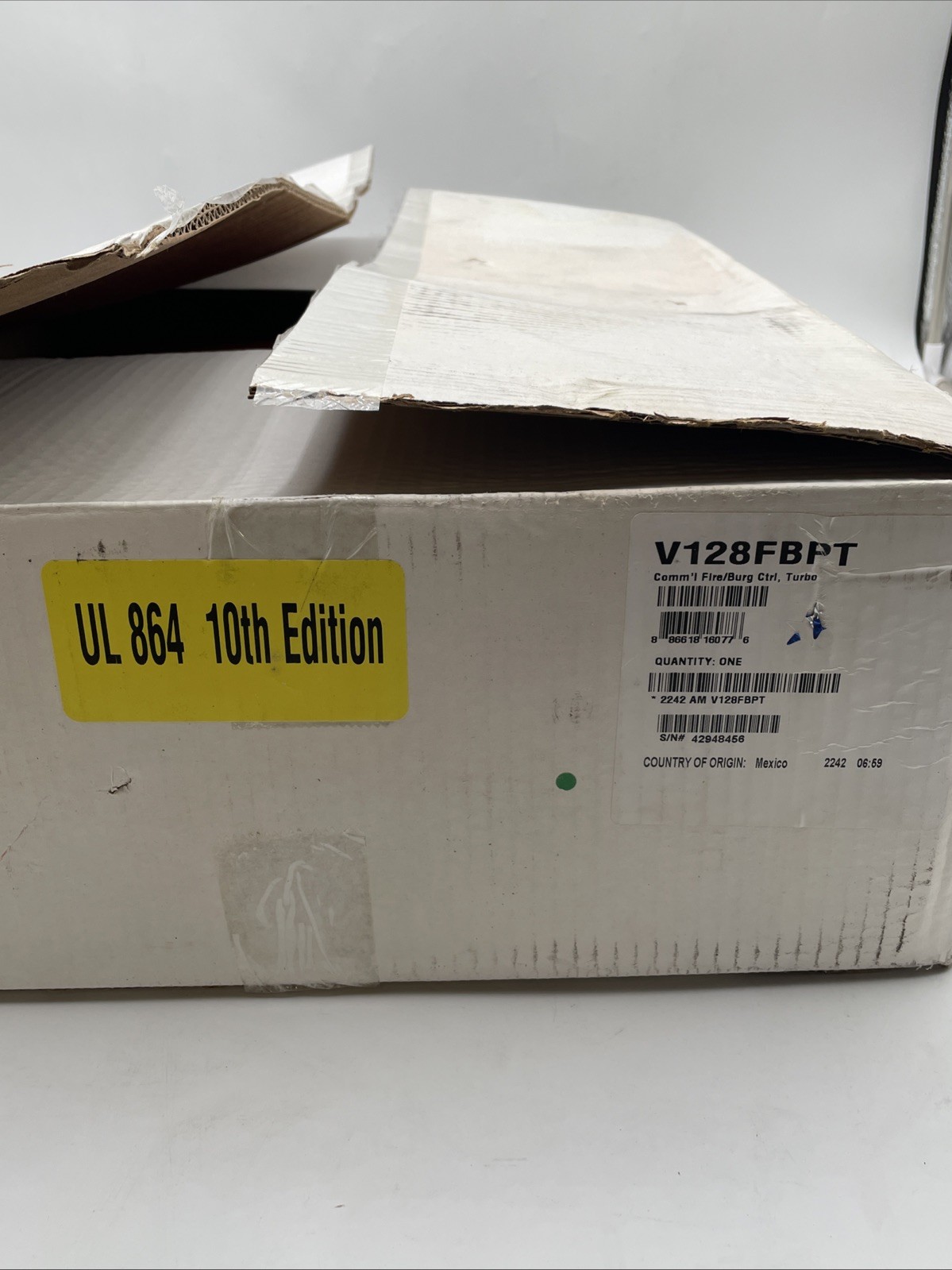 OPEN BOX Resideo Honeywell Home V128FBPT Fire and Burglary Alarm Control Panel