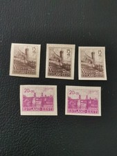 5 Estonia Znaczki/Znaczki Strefa okupacyjna 1941 Nieużywane