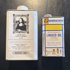 Huile de lin purifiée de qualité artiste Grumbacher transparente 8 fl oz chat n° 558-8 oz 