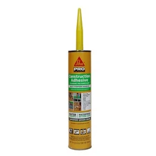 Sika Pro Select Gray Construction Adhesive 10.1 Oz Strong Waterproof Bonding