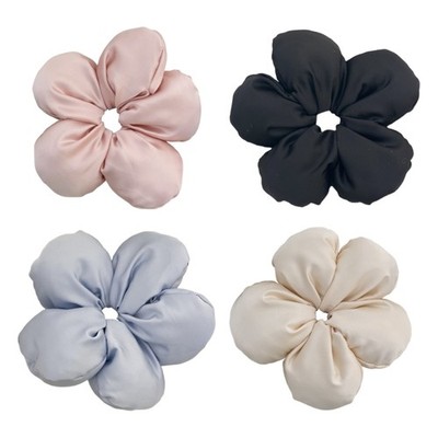 Flower Hair Scrunchies Large Hair Ties Ponytail Hair Holder Women Hair Ornament