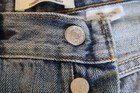 Levi's 501 Mens Straight Leg Jeans W32 L32 "Distressed" Light Wash buttons 32x32 — photo 8