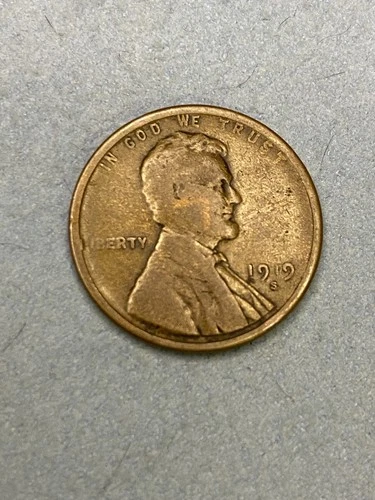 1919-S Lincoln Wheat Cent Circulated Good to Very Good (G/VG)#2