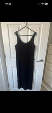 H&M Black Sleeveless Dress for Maternity, Size S (8-10)