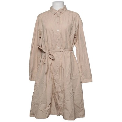 Ichi, Blusenkleid, Größe: XL, Beige, Baumwolle, Einfarbig, Damen #SNT