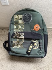 Marvel Loki Backpack School Bag Green Glorious Purpose Mischief God Miss Minutes