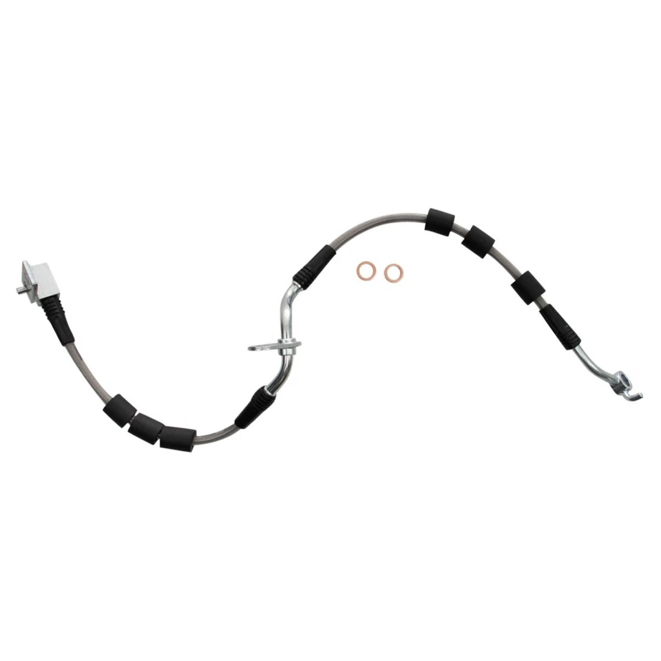 Juego de mangueras de freno delanteras y traseras Performance para Ford Lincoln Mazda Mercury Foto 4 de 4