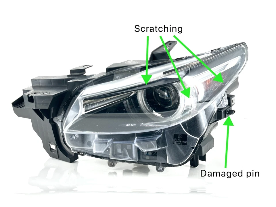 原始设备制造商 2016 - 2020 年马自达 CX-9 左侧驱动侧带自适应车头灯 — 第 3/4 张图片