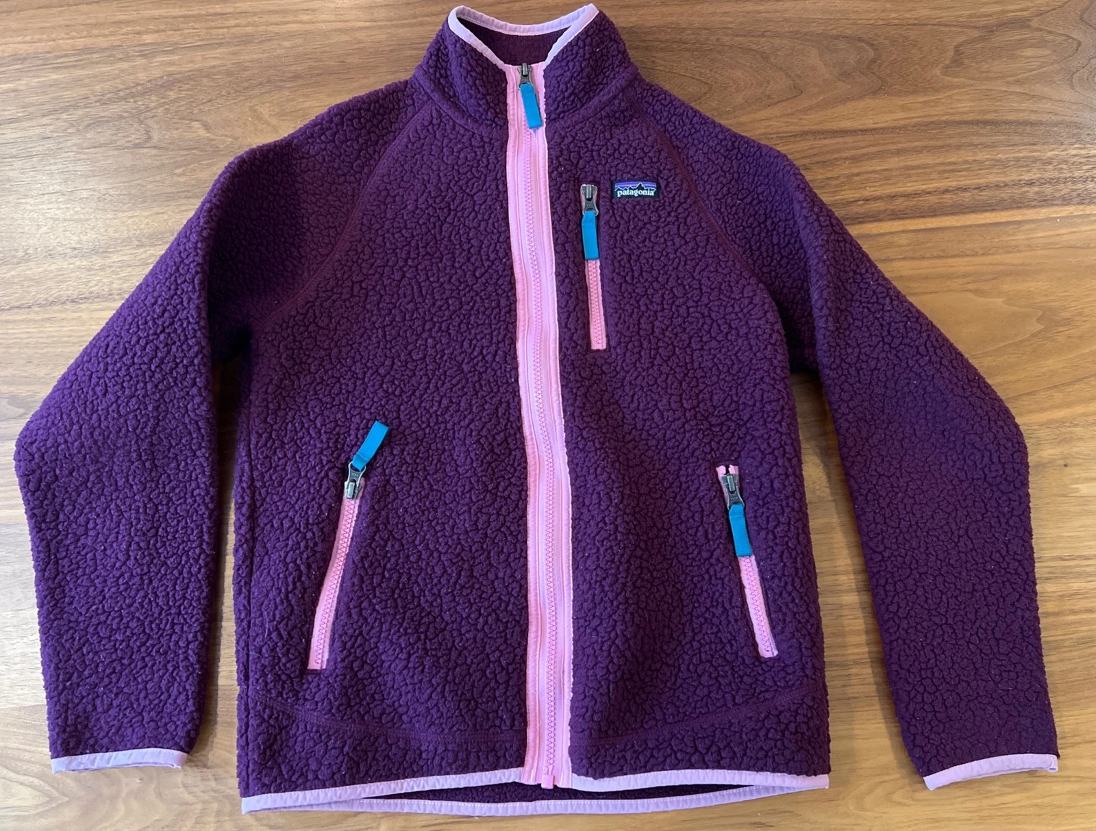 Kids Patagonia Retro Pile Fleece Jacket Size 12