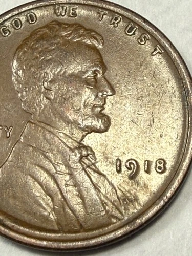 ** 1918 LINCOLN CENT-  AU  (UPGRADE THAT SPOT IN YOUR SET)  PRICED TO SELL 🔥 **
