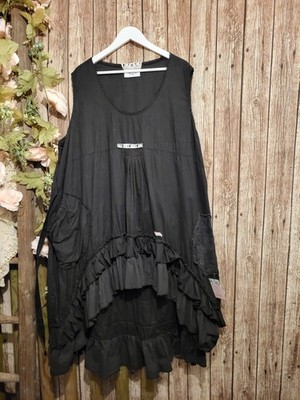 Lagenlook,L`Atelier du Rose 48 50 52 54 Gothic WGT  Tunika Walla Magnolia Givens