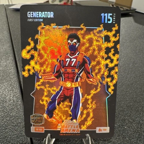 Vj Edgecombe GENERATOR Fire Battlefoil Rookie 2026 Bo Jackson Battle Arena 76ers