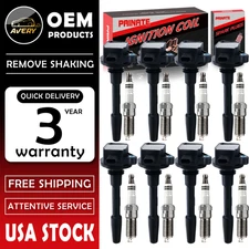 ✅ OEM 8 Ignition Coils +8 Iridium Spark Plugs For Ford F150 Truck 2018-2021 5.0L