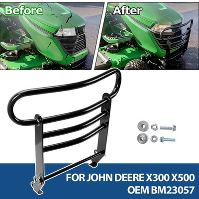 #ad For John Deere X300 X500 Front Bumper Brush Guard Kit Lawn Tractors $59.00