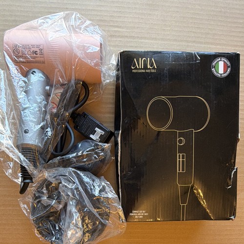 AINA Standard Hair Dryer w/ Diffuser Attachment, Electric, Unisex Pink