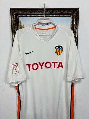 Nike Valencia CF ホワイトポロシャツ Valencia Home football shirt 2006 Soccer Nike Jersey Mens Camiseta