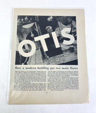 Otis Elevator Old Merchants National Bank Michigan Vintage 1932 Print Ad
