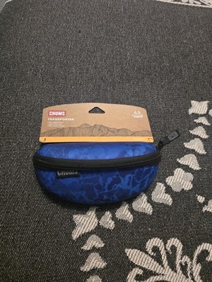 Chums Blue Patterned Transported Sunglasses Case