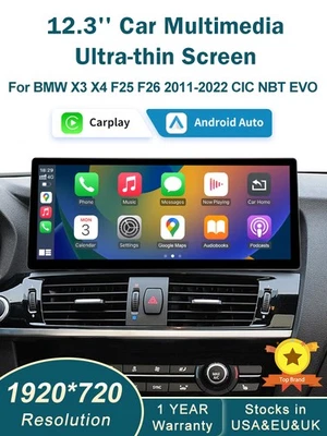 ROAD TOP Ultradünn Wireless CarPlay Touch screen Linux Multimedia für BMW X3 X4 F25 F26