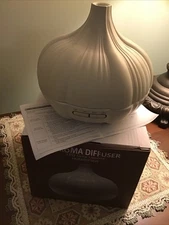 AROMA Diffuser LED Color Opt. Humidifier Ultrasonic w/ 3 Timer Modes New In Box