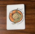 ACEO Jasmine TEA DRAGON Illustrated OOAK Fantasy Herbal Art Card — photo 3