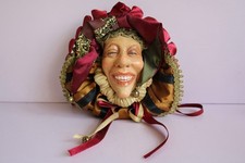 SELTENE Katherine's Collection Wayne Kleski hängende Narrenfigur Plakette Glocken