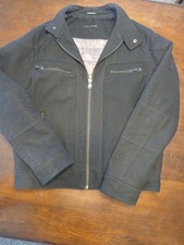 Calvin Klein Men s Black Full Zip Lined Jacke...