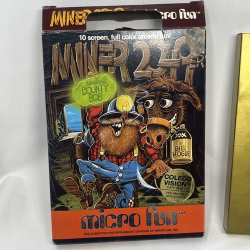 ColecoVision MINER 2049er Micro Fun CIB Tested.