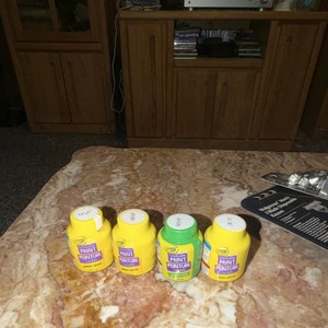 Crayola Washable Kids Paint Set Yellow and Green Bottles Art Supplies