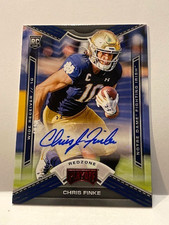 2020 Chronicles Draft Picks Playoff Signatures Red Zone Chris Finke Auto