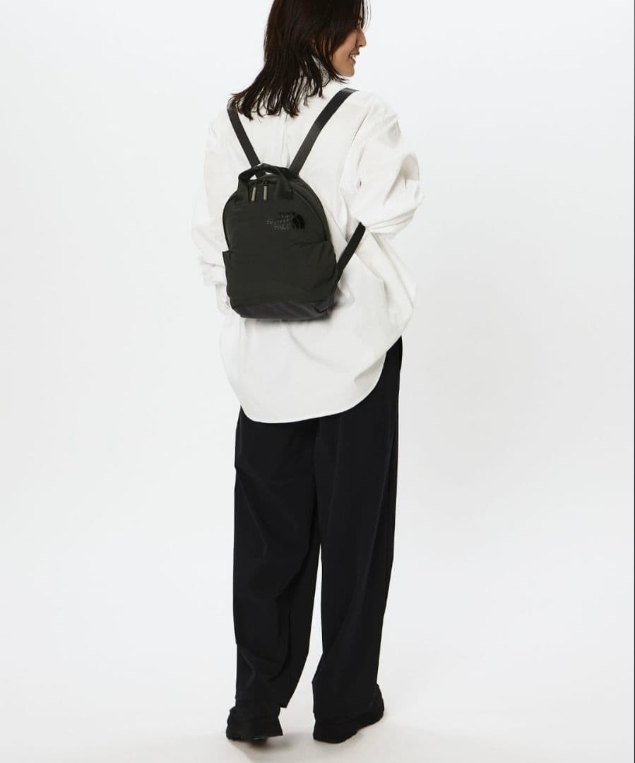 The North Face Backpack Nylon Black Women's Pre-owned From Japan