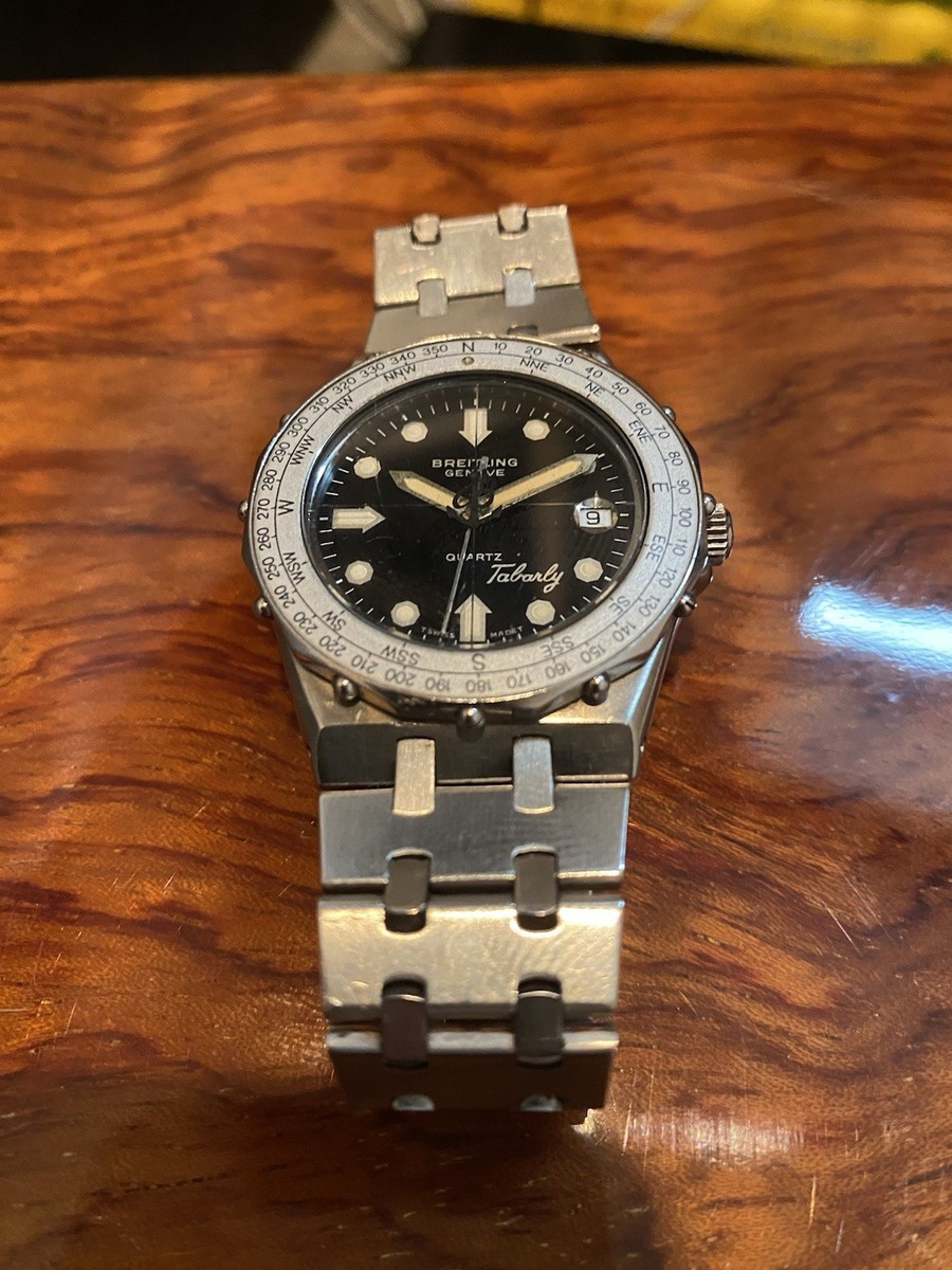 Vintage Breitling Tabarly 80770 Man Gerald Genta Quartz | eBay
