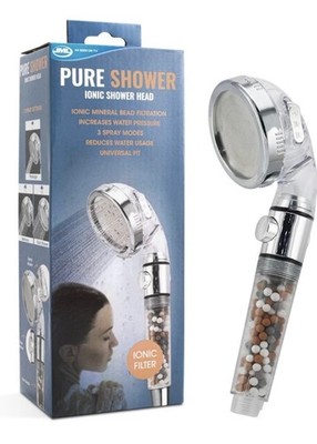 JML Pure Shower Neu in OVP - Ionischer Duschkopf 3 Strahlmodi Universal Fit