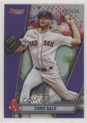 2019 Bowman's Best Purple Refractor 35/250 Chris Sale #20 8d2