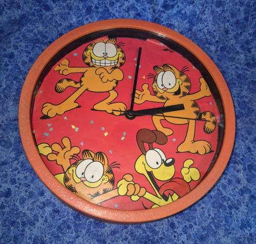Garfield Cat OOAK Wall Clock