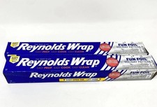  2 Reynolds Wrap Holiday Fun Standard Aluminum Foil 25 Sq Ft Ea Limited Edition