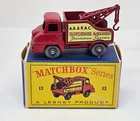 Matchbox Lesney – 13c  Thames Trader Wreck Truck  1960  (ID#887)   19mm RED HOOK