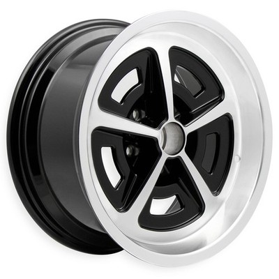 17x8 HK Wheels Magnum 500 Black Inserts Wheel 5x4.5 (0mm)