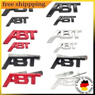 Auto Styling 3D Metall ABT Logo Aufkleber Audi Kofferraum Grill Abzeichen Emblem