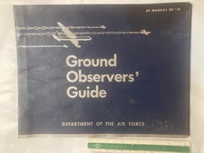 I951 Air Force 50-12 AIRPLANE Ground Observer Guide MILITARY Aircraft Identifier