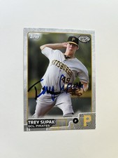 Trey Supak Autograph Signed 2015 Topps Pro Debut Pittsburgh Pirates