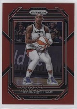 2023 Panini Prizm WNBA Red Prizm 164/199 Riquna Williams #128 0v33
