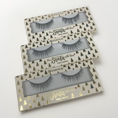 essence LE ''from Santa with love'' false lashes Künstliche Wimpern 3 Paar + Glue