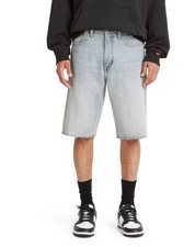 Levi's 469 Jean Loose Shorts Adult W 54 L 12 Blue Cotton Zip 49 Mens