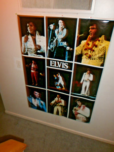 ELVIS PRESLEY ORIGINAL TOUR  POSTER  FROM  LOBBY 1977   BEAUTIFUL AND RARE
