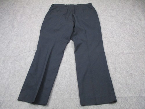 Kenneth Cole Pants Mens 36 Blue Flat Dress Pant Straight Leg 36x30 - Picture 5 of 9