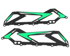 Tron Helicopters 7.0 Fusion Edition Lower Frames (Green) [TR705-105]