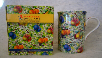 Maxwell & Williams Orchard Fine Bone China Mug Cup 300ml in Box Gift